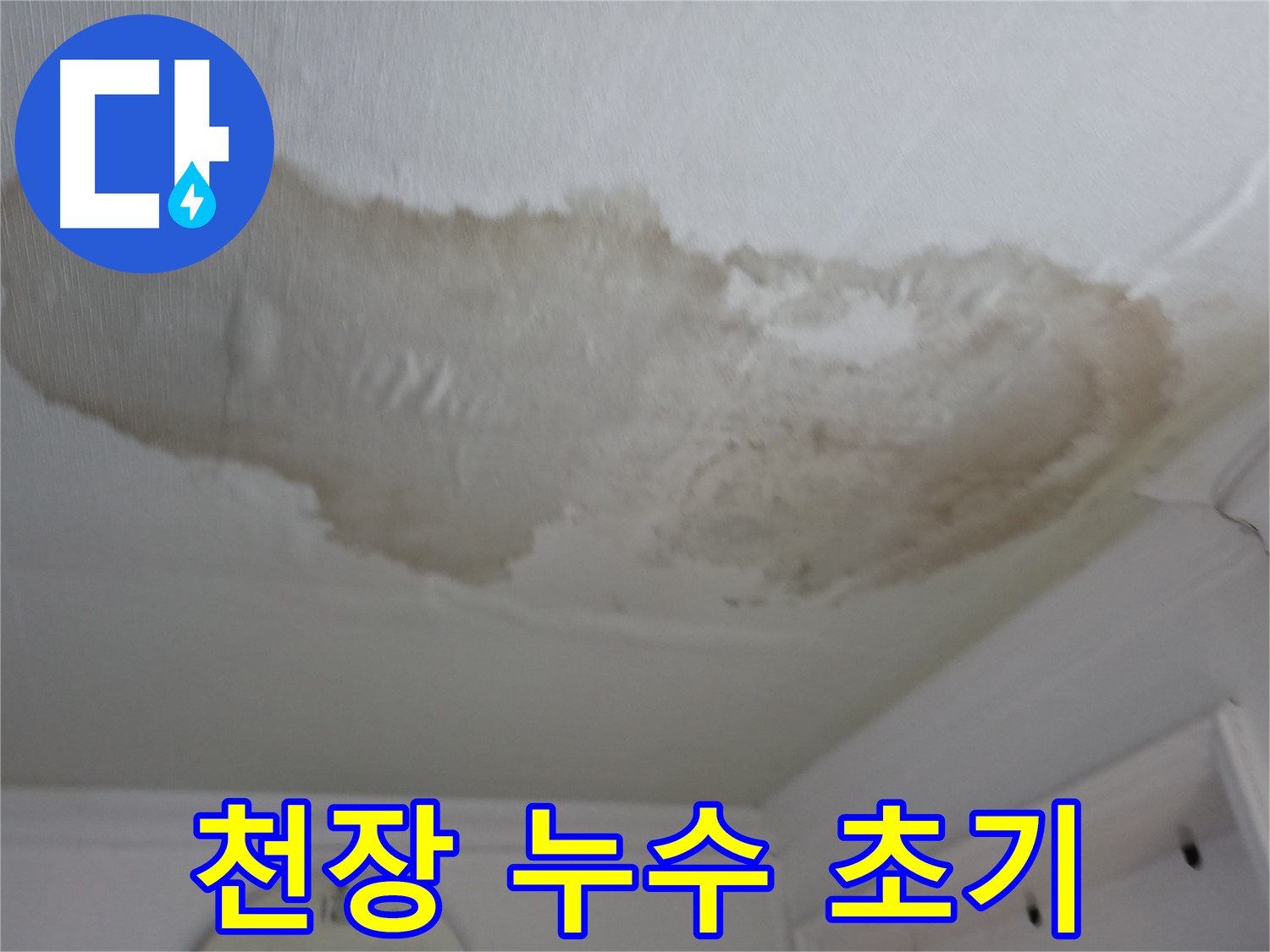 영등포구 대림동 현대1차 아파트 천장 누수 초기 - 빠른 조치 필요