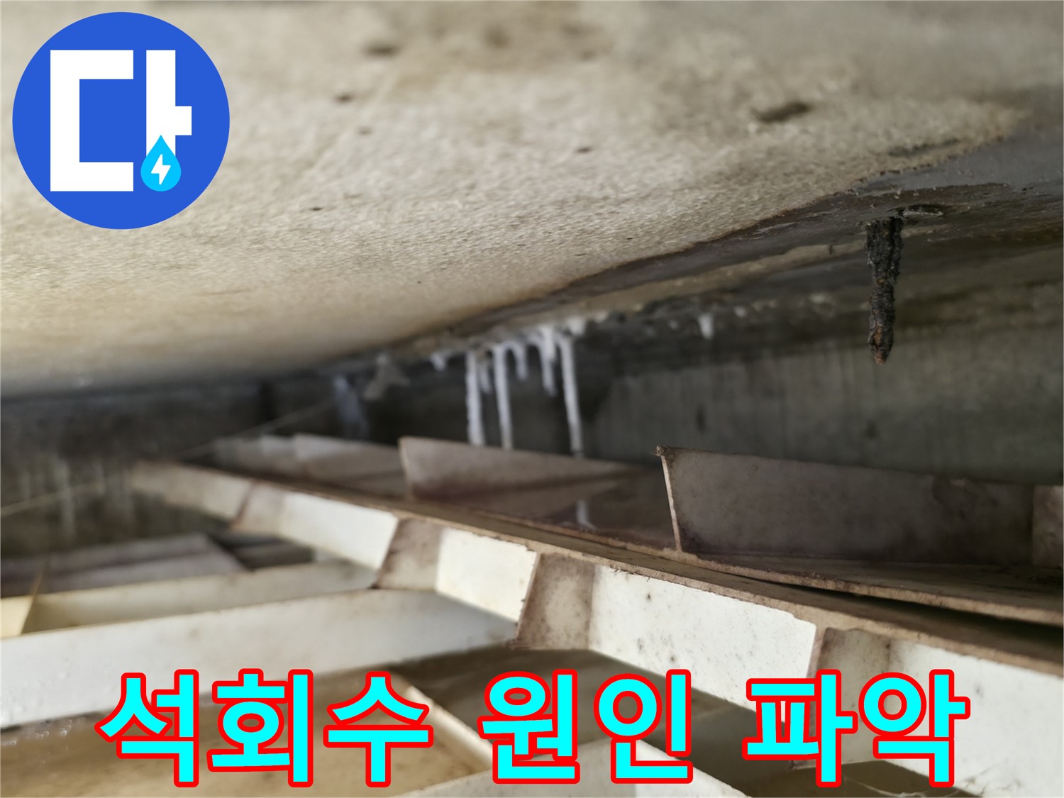독산동 누수 - 천장 석회수 누수의 정확한 원인을 파악하는 것이 누수 해결의 첫걸음입니다.