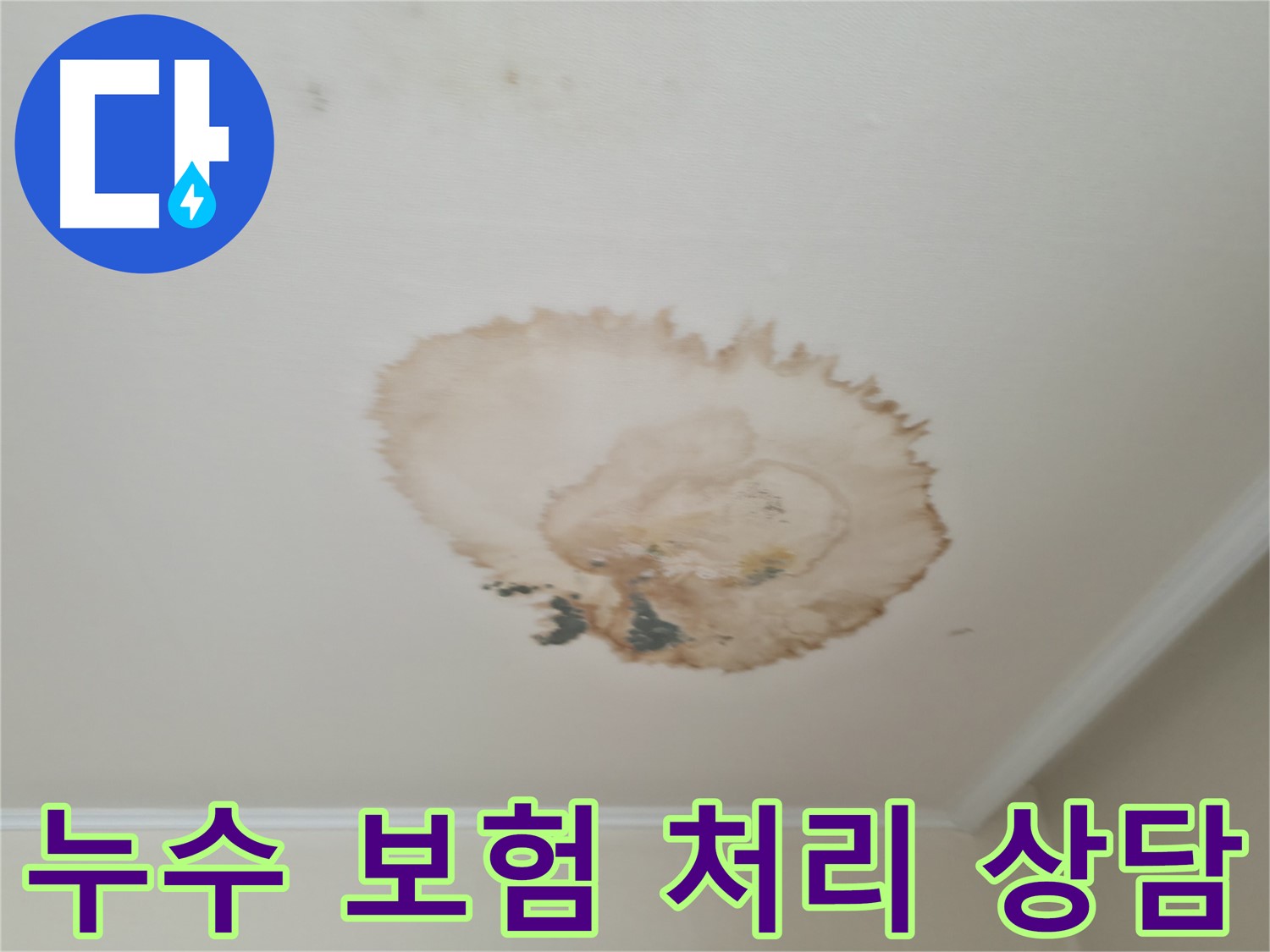 누수 보험 상담 - 천장 누수 - 서대문구 북가좌동