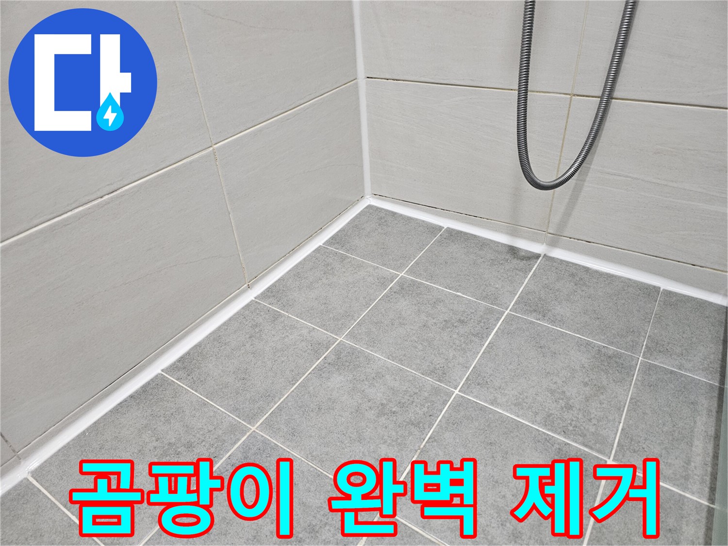 마포구 도화동 현대아파트 욕실 - 곰팡이 완벽 제거 및 재발 방지 시공으로 곰팡이 걱정 없는 깨끗한 욕실을 만들어 드립니다.