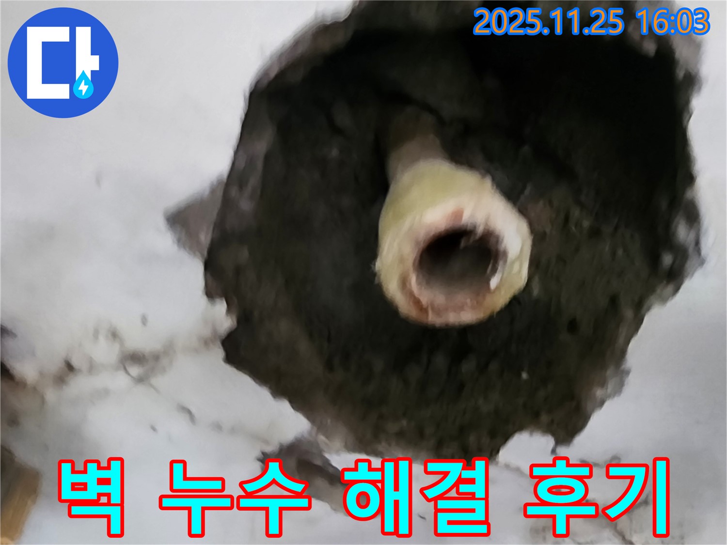 만세교리 벽 누수 해결 - 고객 만족 후기 공개
