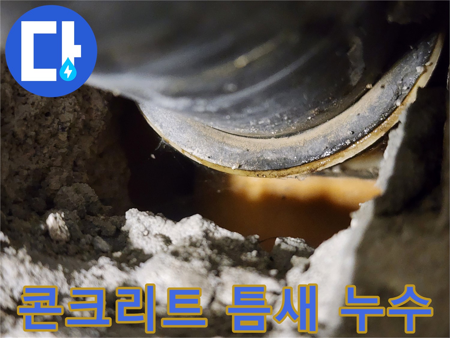 누수 원인 발견 - 정확한 진단이 중요합니다.