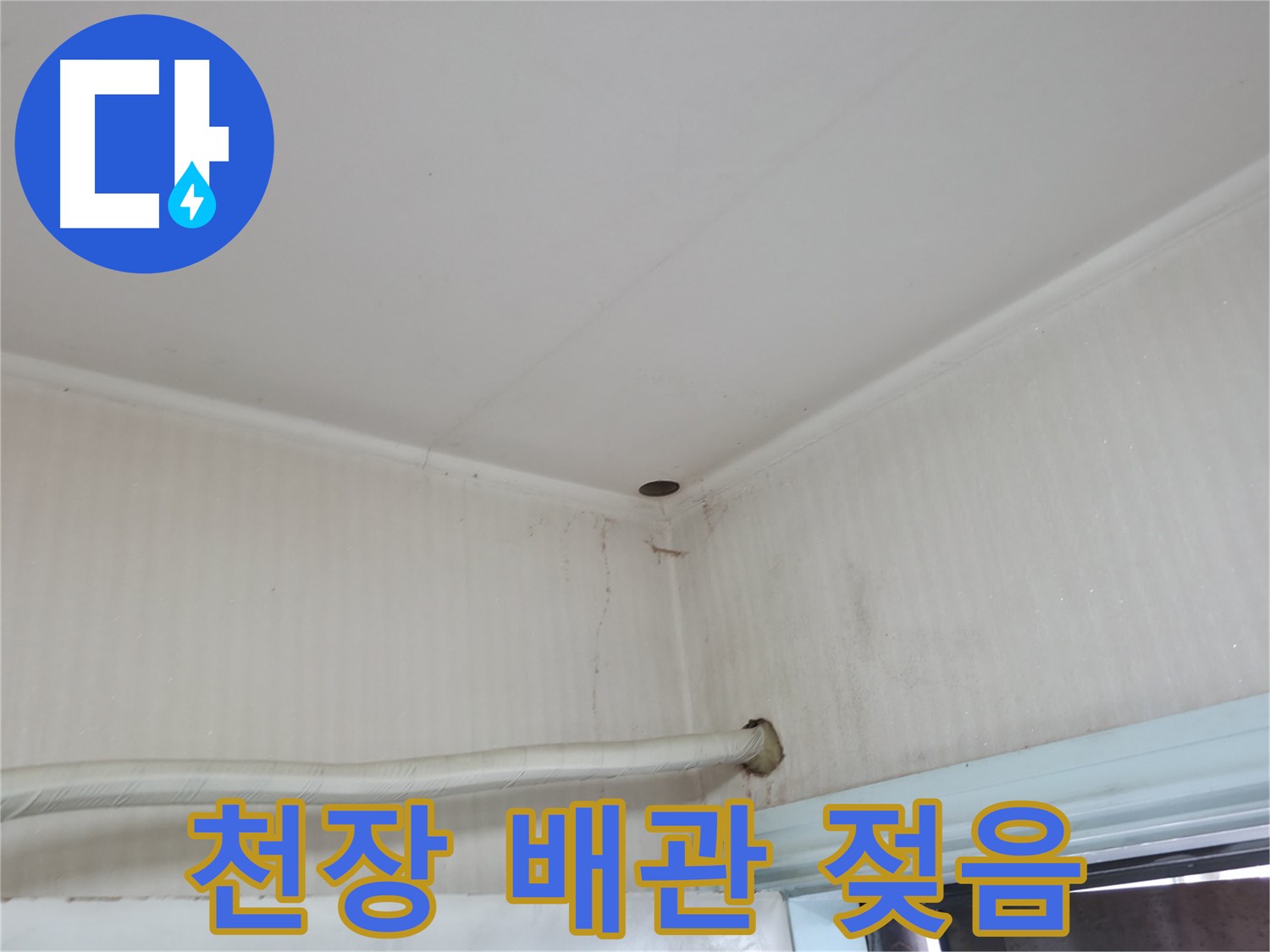 서초구 서초2동 누수 - 화장실 변기에서 발생한 누수 흔적을 보여주는 사진입니다.