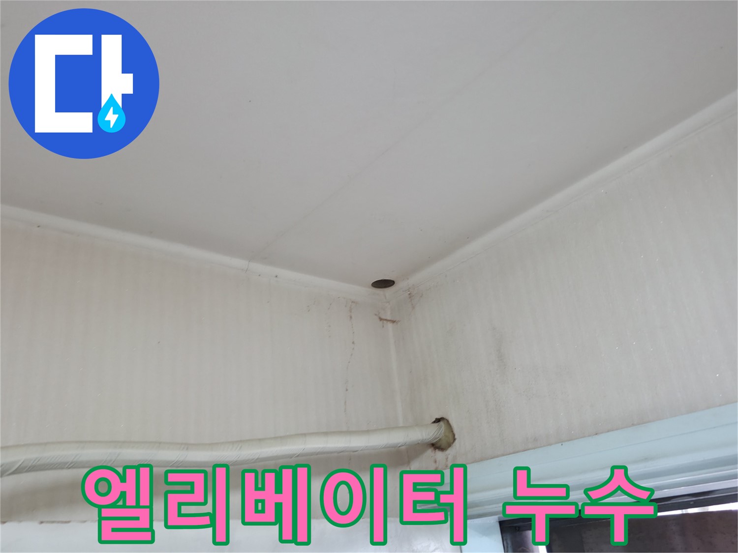 서초구 서초2동 엘리베이터 누수 - 전기 사고 위험!
