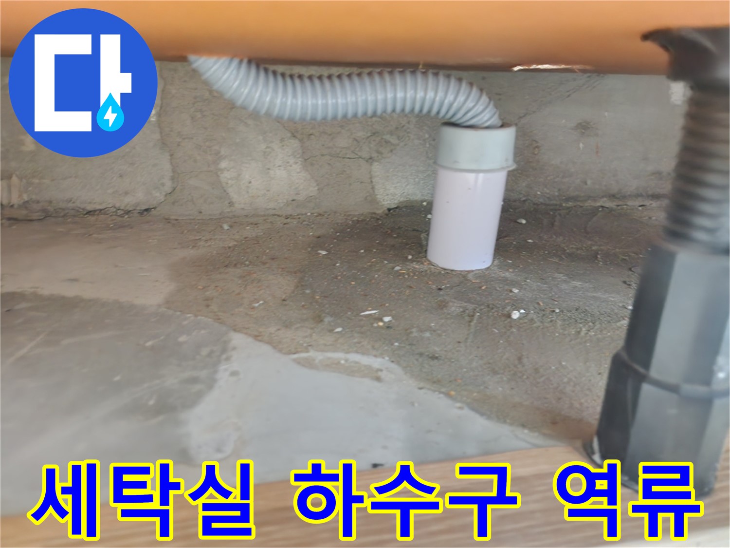 세탁기 배수구 막힘 - 노원구 공릉동 세탁실 문제 해결