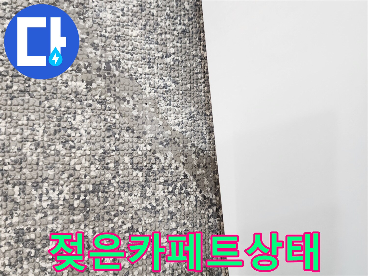 벽쪽-가장자리가-젖은-카페트