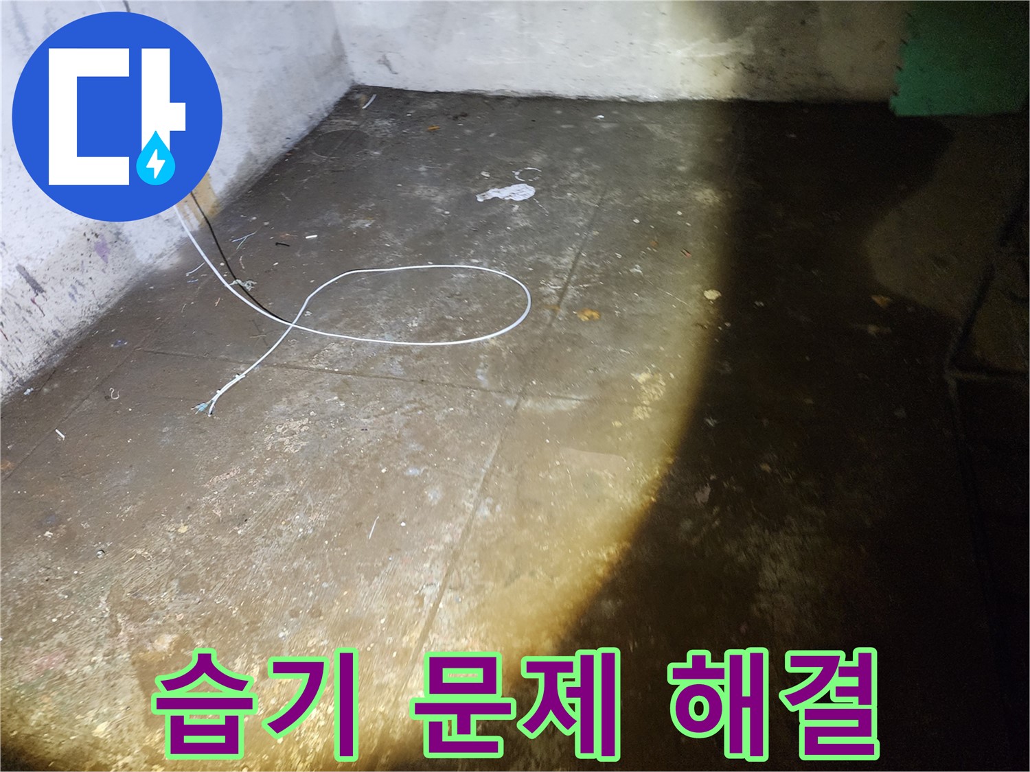 월계동 삼호아파트 지하 습기 해결 - 쾌적한 공간을 되찾으세요!