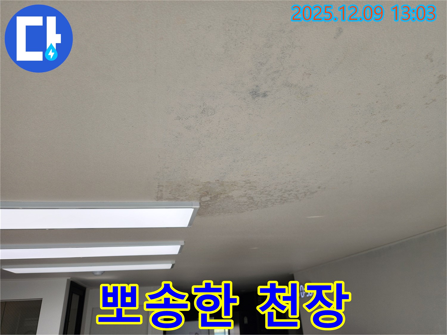 포천시 영중면 성동리 - 눅눅한 천장 습기 제거 - 뽀송하게