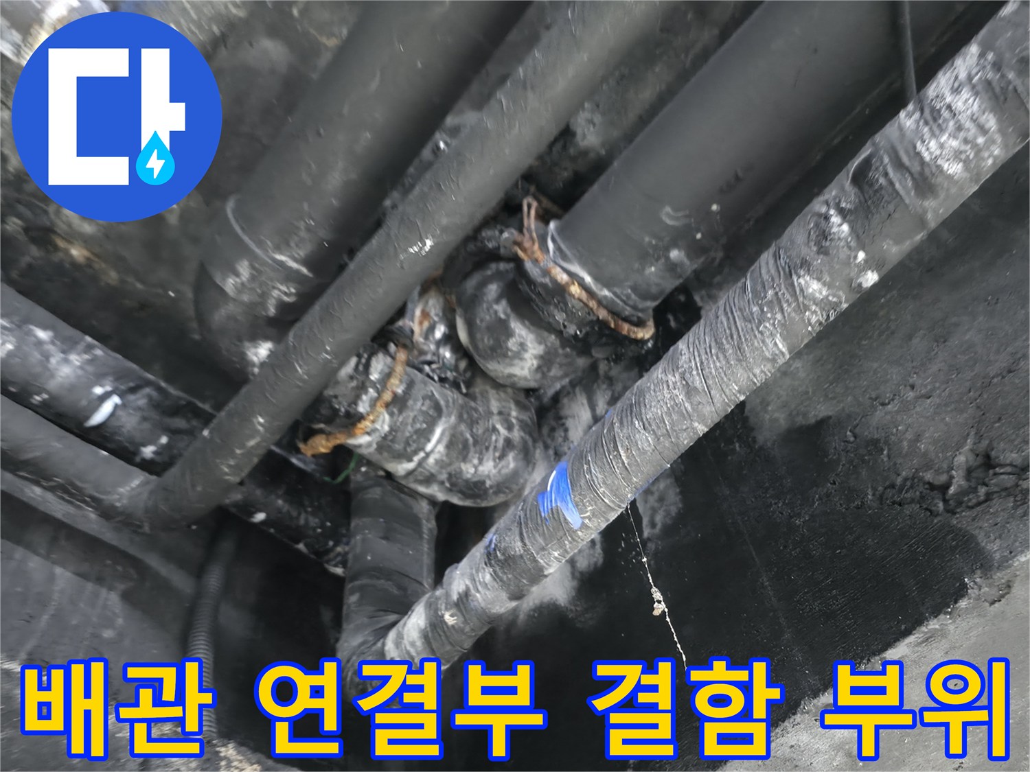 복잡하게 얽힌-지하 배관의 누수 지점 정밀 진단