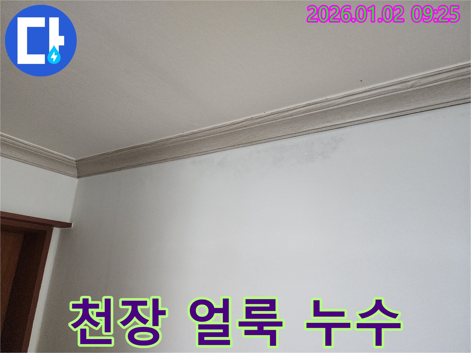 상계9동 천장 누수 - 천장 얼룩, 초기 증상 의심