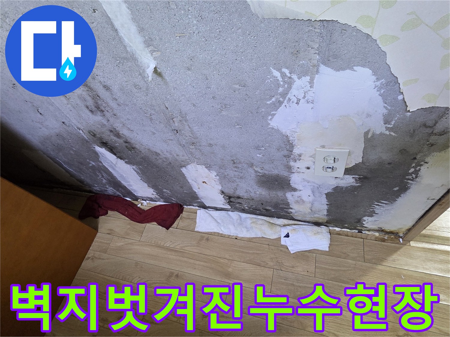 콘크리트-벽면에-스며든-습기와-곰팡이-흔적
