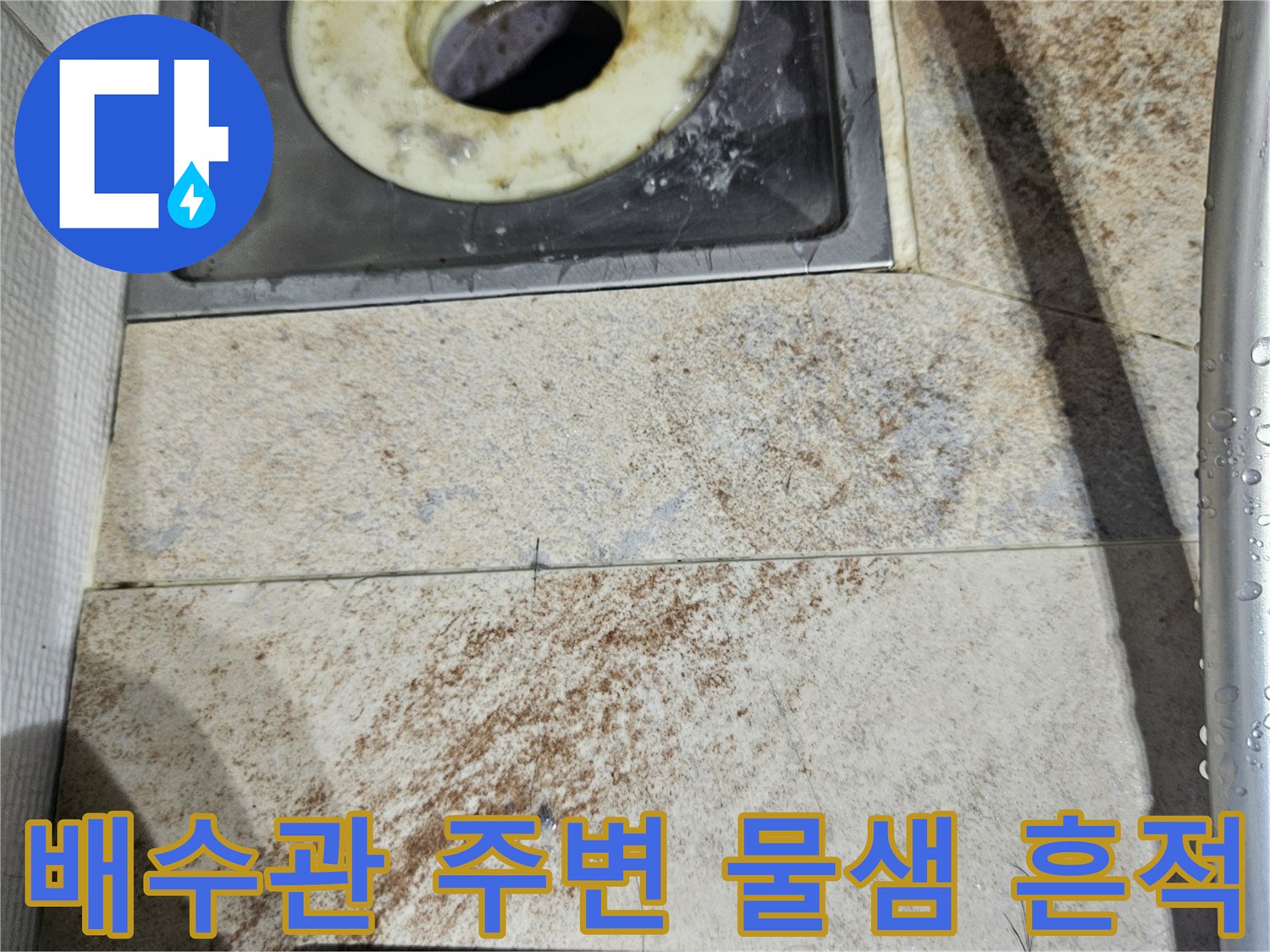 천장-점검구-내부-배수구-주변-습기-상태