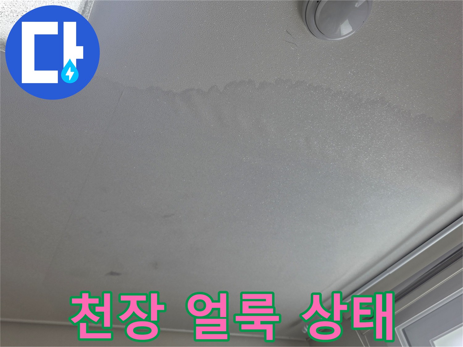 부평구 아파트-천장 물자국 및 변색 현상