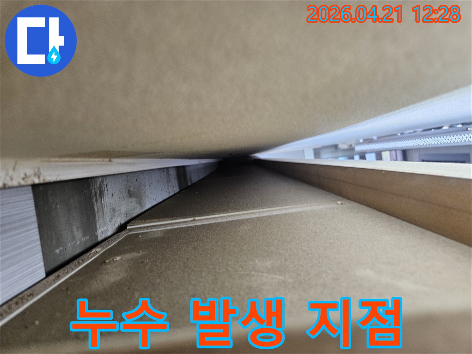 누수 발생 지점을-찾기 위한-세심한 탐사 장면