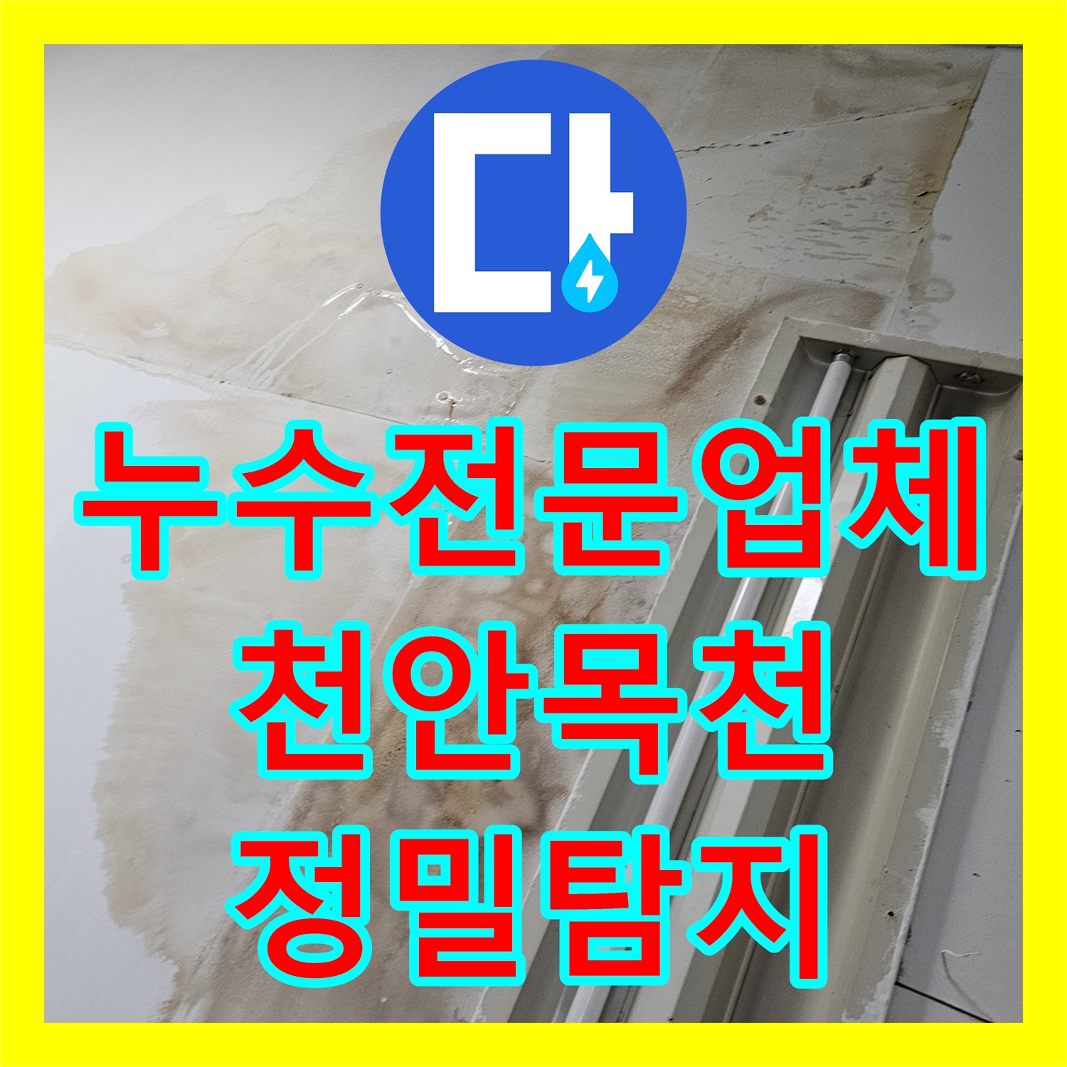 누수전문업체, 지하 1층과 1층 매장 천장에서 발생하는 누수 현상을 정확하게 진단하고 해결하는 전문적인 서비스, 충남 천안시 동남구