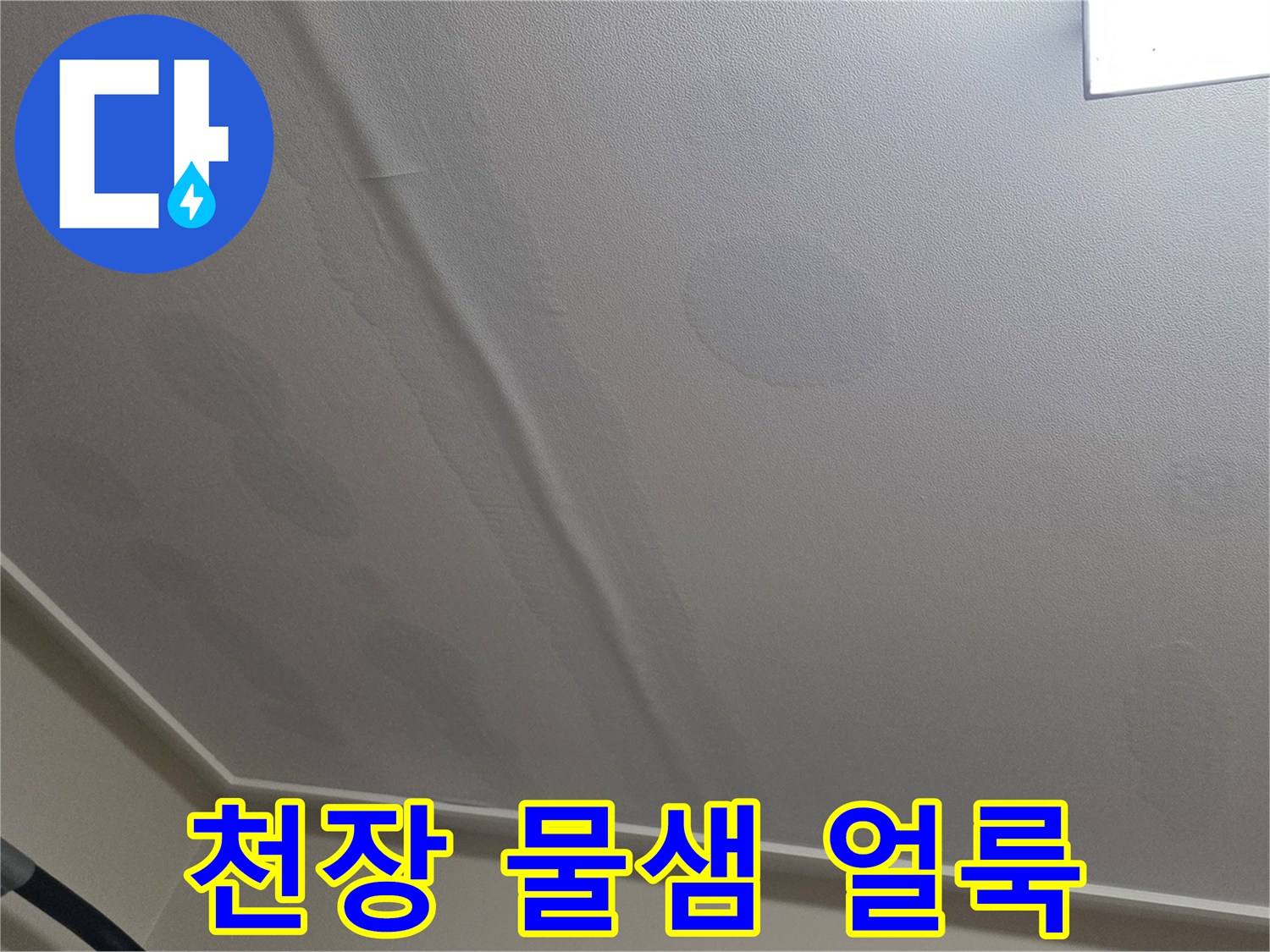 일산서구-아파트-천장-물샘-및-벽지-얼룩-상태