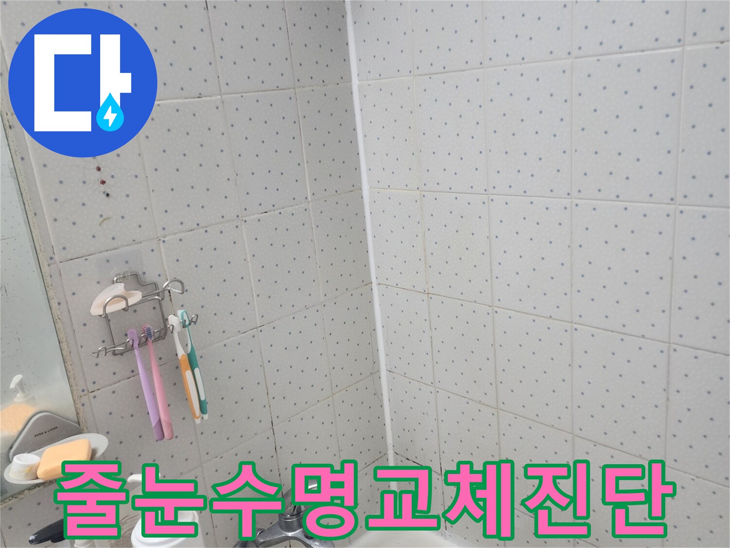 동대문구-사가정로-욕실-누수-타일-줄눈-수명-교체-필요성-진단-모습
