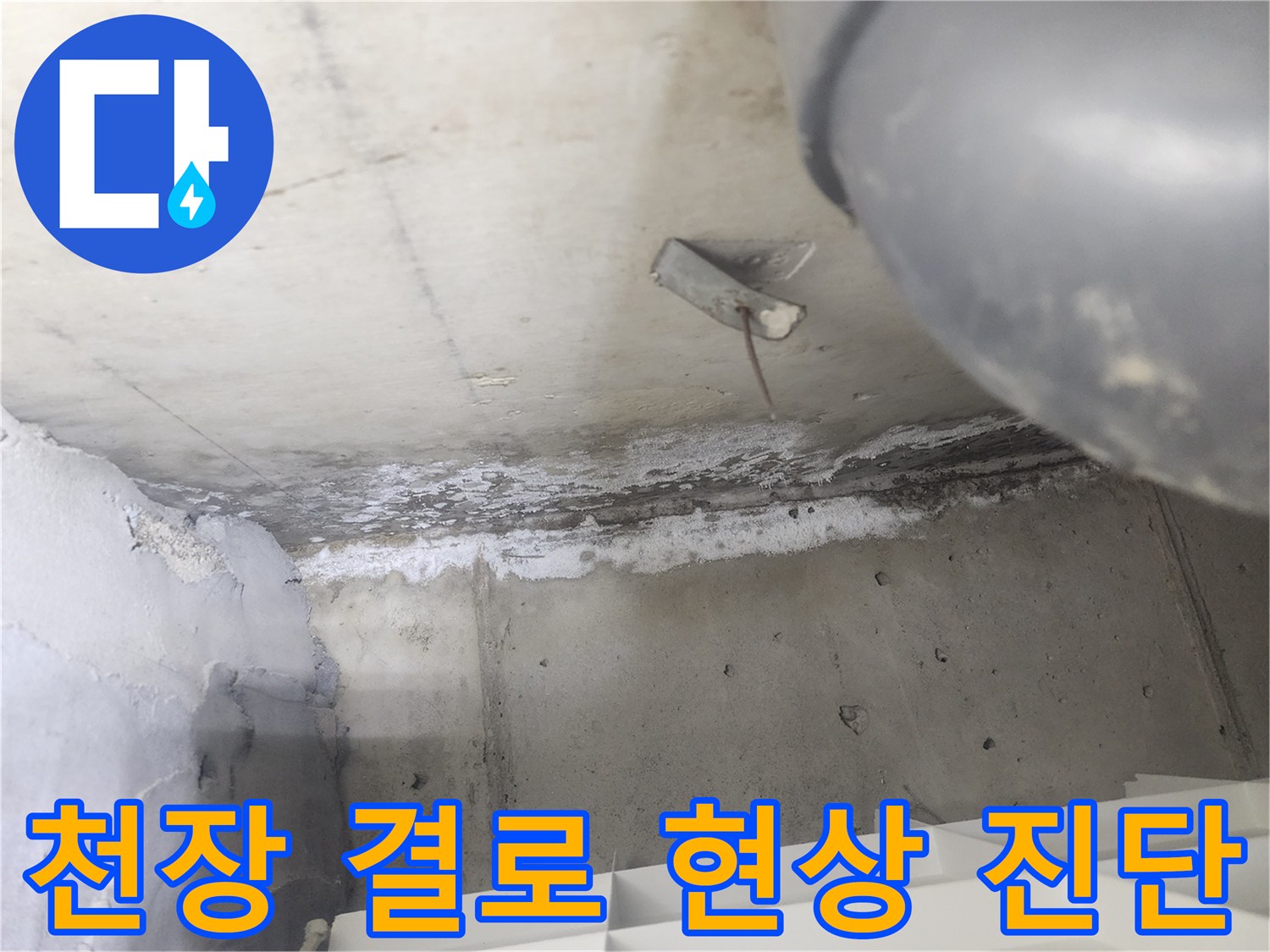 도봉구 시루봉로 아파트에서-천장 누수로 인한-결로 현상을-진단하는 현장입니다