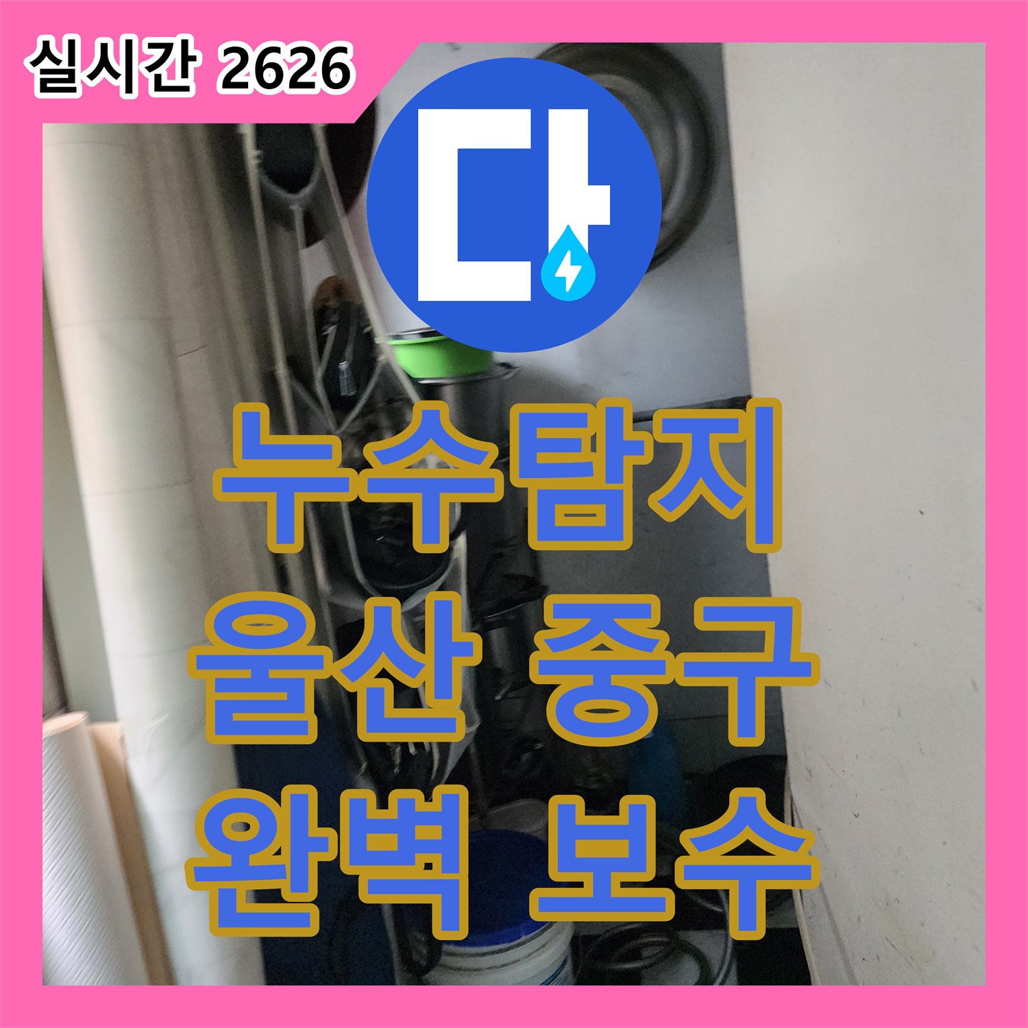 누수탐지업체, 천장 몰딩 누수 문제, 최신 장비로 탐지하여 해결 과정 안내 울산광역시 중구 학성동