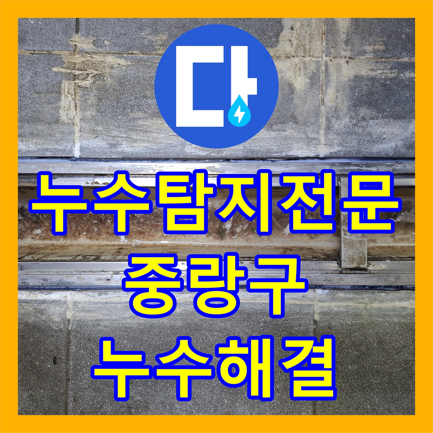 누수탐지전문 주방 트랜치 주변 방수층 파손으로 인한 지하 낙수 해결 서울 중랑구