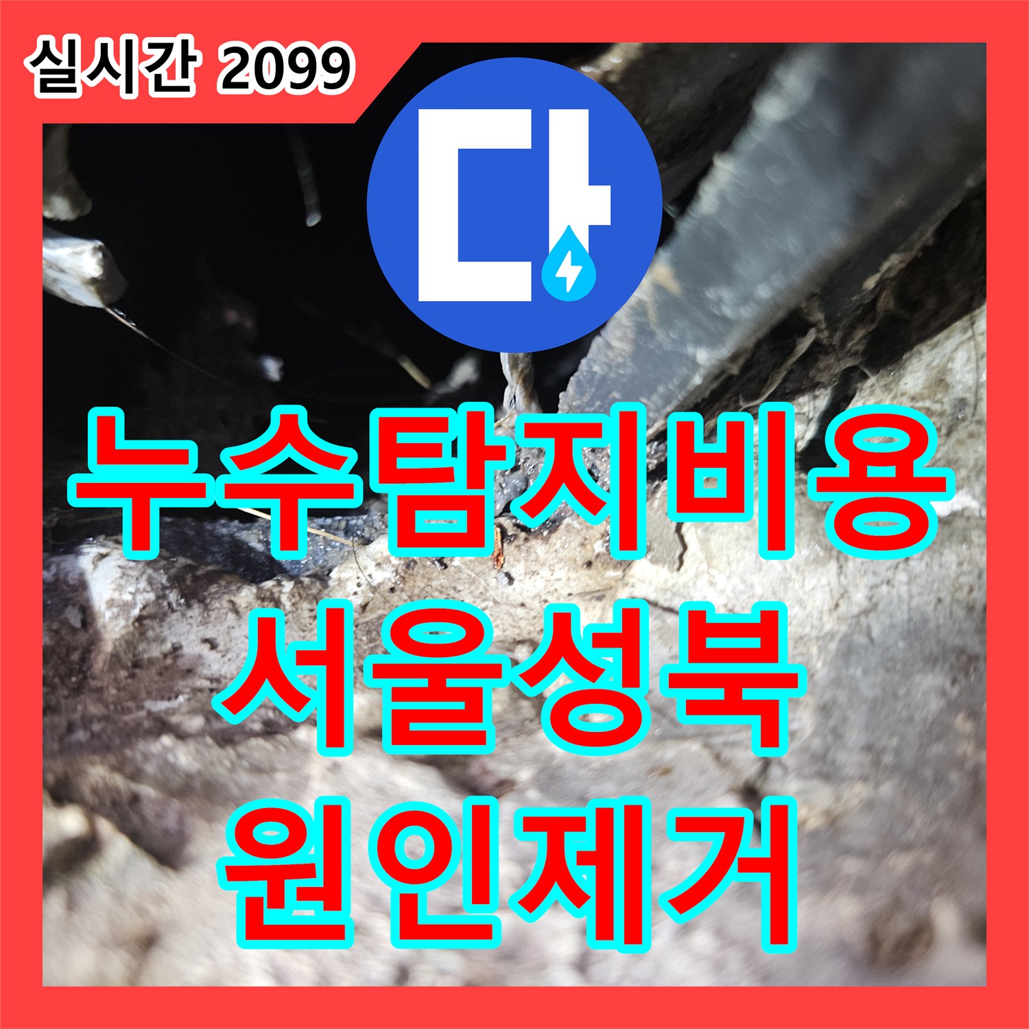 누수탐지비용 아끼는 정확한 진단으로 세탁실 유가 누수를 해결한 서울 성북구 돈암동 사례