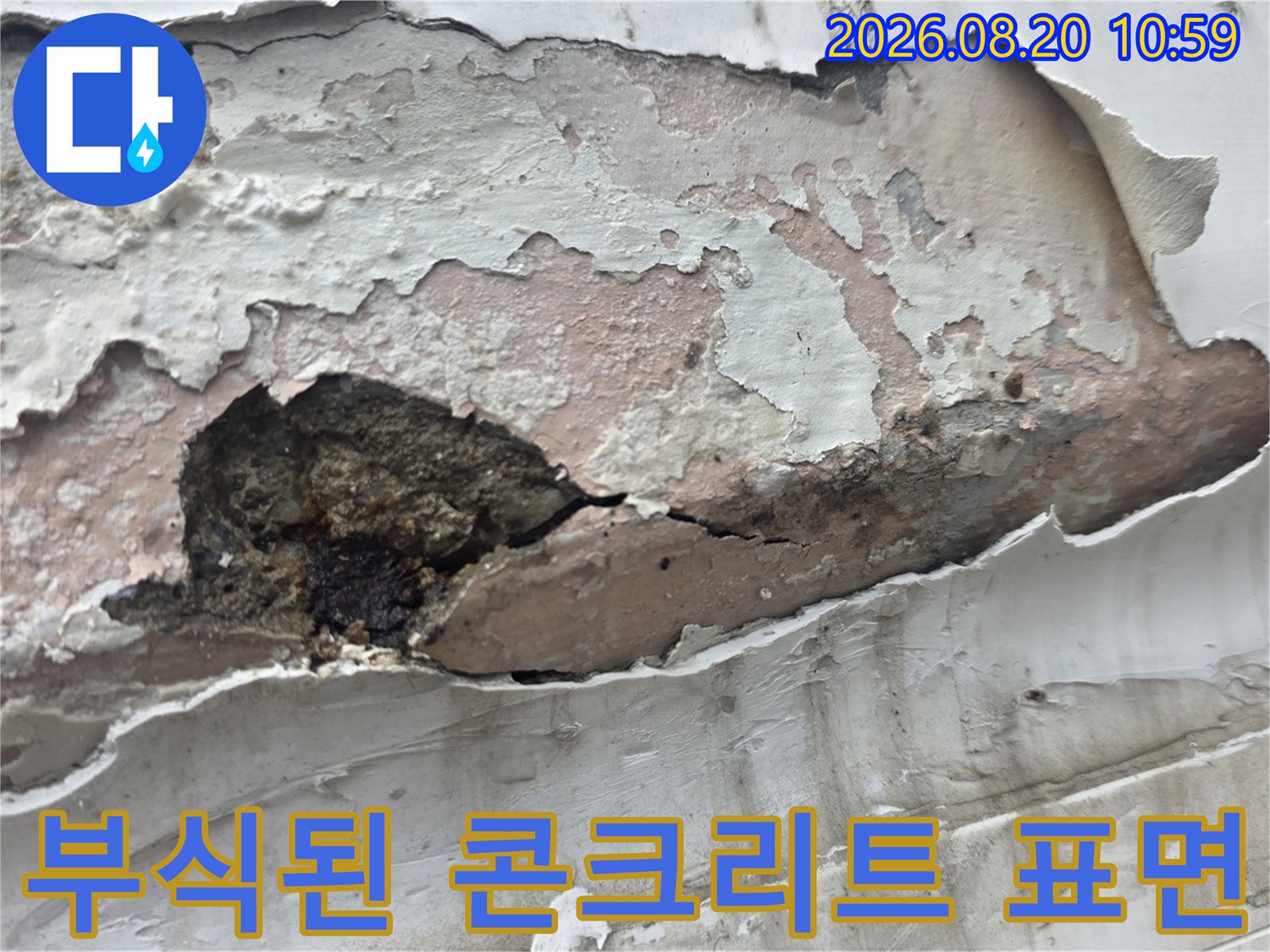 외벽-내부-콘크리트의-부식과-마감재-박리