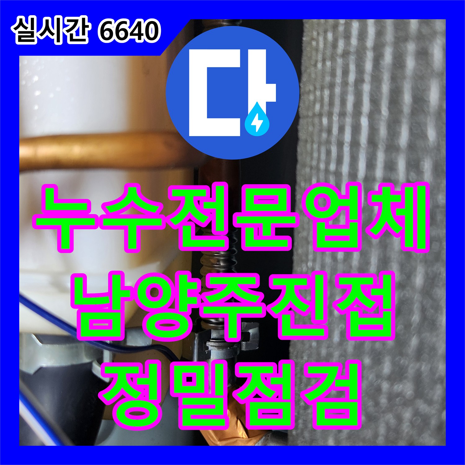 누수전문업체 매매 전 바닥 곰팡이 문제를 해결하기 위해 방문한 남양주시 진접읍 현장