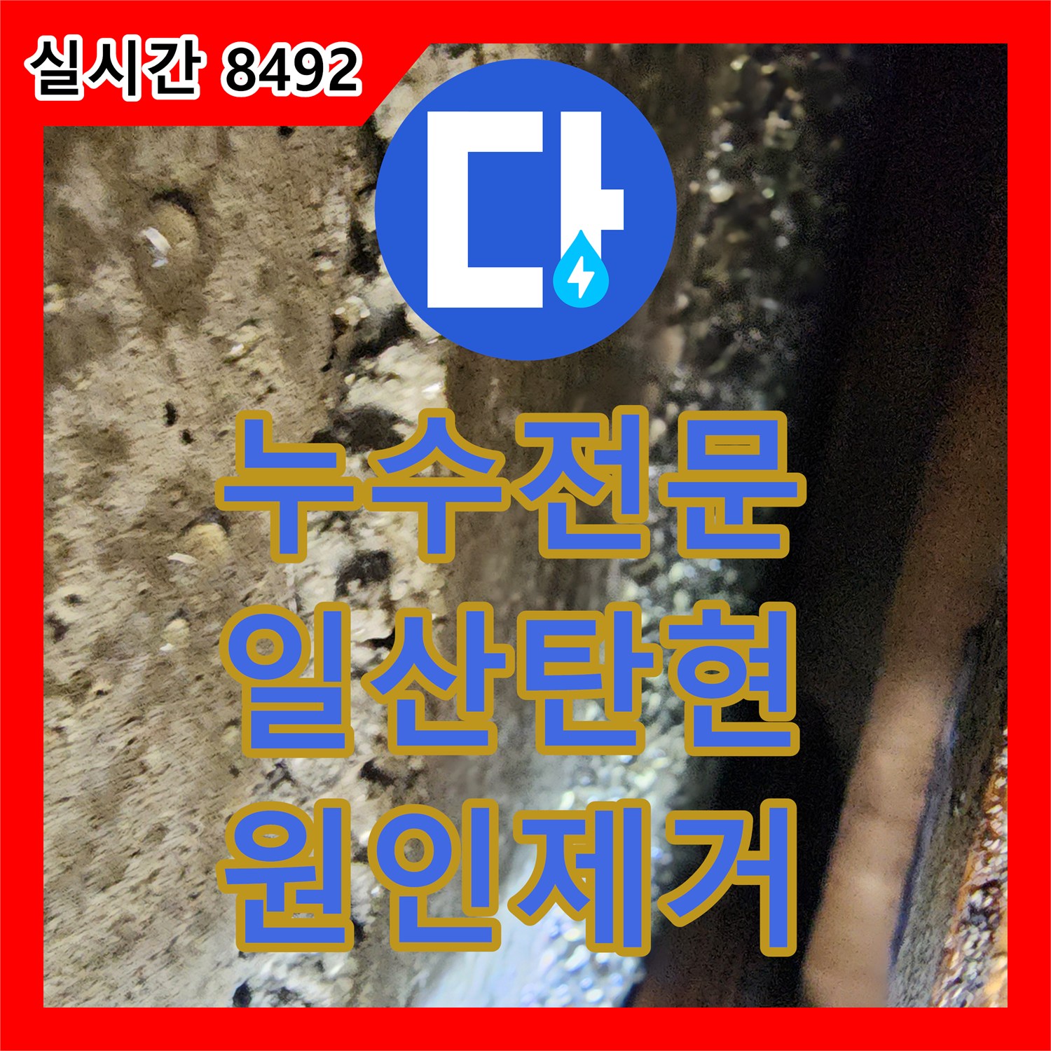 누수전문업체 화장실 수전 연결부 결함으로 인한 거실 천장 누수를 잡은 고양시 일산서구 탄현동 현장