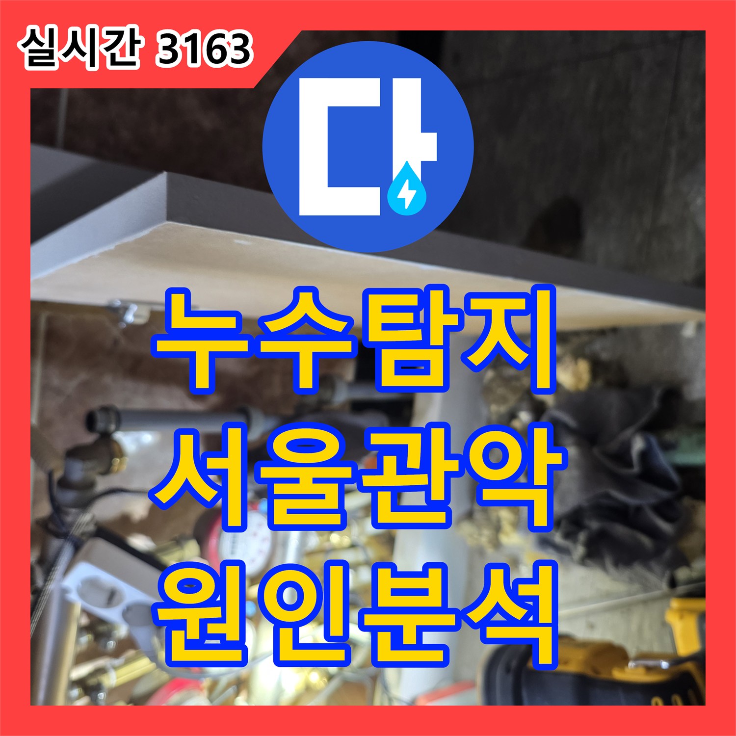 누수탐지 4층 복도 천장에서 발생한 누수 지점을 정밀 진단 장비로 추적한 사례 서울 관악구 신림동